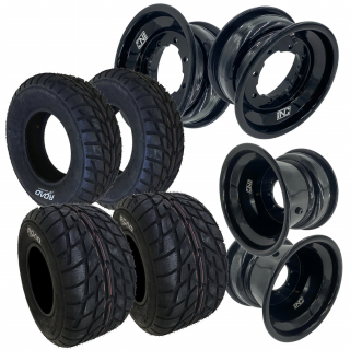 ROAD TNC RACING BLACK PACK 10X8 / 10X5 OFFSET 3+2 / DRAGON ROAD TIRE