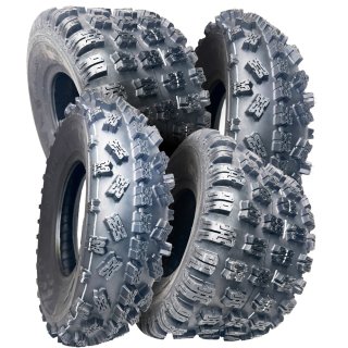 PACK PNEUS QUAD CROSS OBOR MX-S TENDRE 20x6-10 & 18x10-8