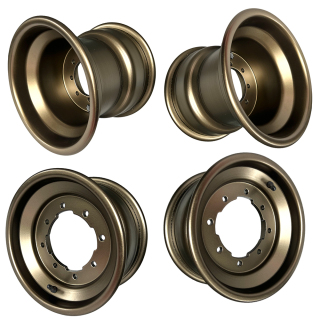 PACK DE 4 JANTES TNC BRONZE 10X8 / 10X5