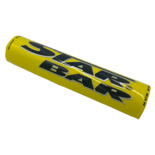 TUBE MOUSSE DE GUIDON STARBAR 25cm JAUNE / NOIR