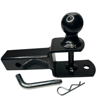 KIT BARRE DE TRACTION HAUTEUR 75mm + BOULE D'ATTELAGE 50mm