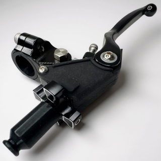 COMMANDE / LEVIER ET COCOTTE D'EMBRAYAGE UNNIVERSELLE FLEX NOIRE