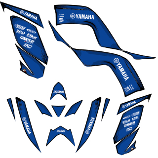 KIT DÉCO ÉDITION POSCA BLEU BLANC BRILLANT 700 RAPTOR