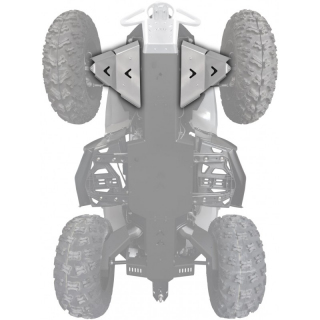 PROTECTION DE TRIANGLES AVANT ALU XRW pour renegade 650 / 1000 XXC 19-22