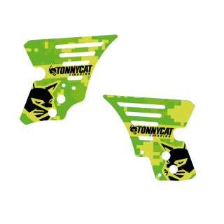 KIT DECO PIXEL VERT MANTA POUR PROTECTION LATERALE XRW 700 RAPTOR