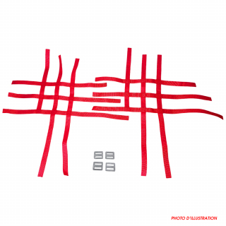 SANGLES DE NERF BAR XRW Q2 rouge - SUZUKI LTZ 400