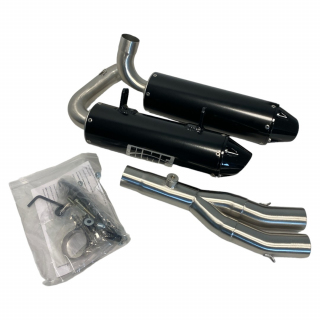 SILENCIEUX HMF PERFORMANCE DOUBLE FULL BLACK POUR RENEGADE 650 XXC / 1000 de 2012 a 2023