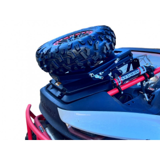 SUPPORT DE ROUE DE SECOURS EN ACIER NOIR pour SEGWAY VILLAIN SX10