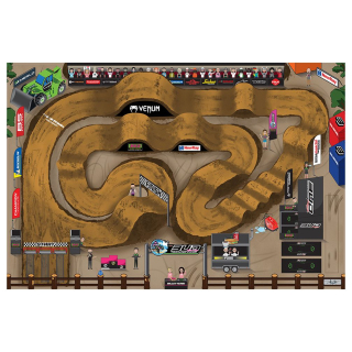 Tapis de jeu enfant MX BUD RACING 150x100cm