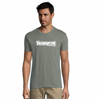 T-SHIRT TONNYCAT KAKI LOGO BLANC