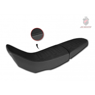 HOUSSE DE SELLE EN DAIM SURPIQÛRE GRISE POUR YAMAHA TÉNÉRÉ 700 de 2019 à 2024