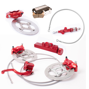 Kit De Durites De Frein TECNO MOTO Pour Malaguti Madison 400 (depuis 2004) - Occasion