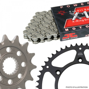 thumbnail image 2 of Blue O-Ring Drive Chain & Sprockets Kit For Yamaha YZ125 (1987, 1993-1996) – Caltric 2 of 5