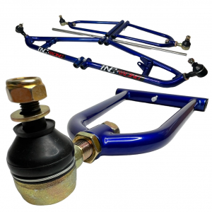 TRAIN AVANT LARGE BLEU CANDY (+10cm) TNC RACING POUR YFZ450 / 700 RAPTOR