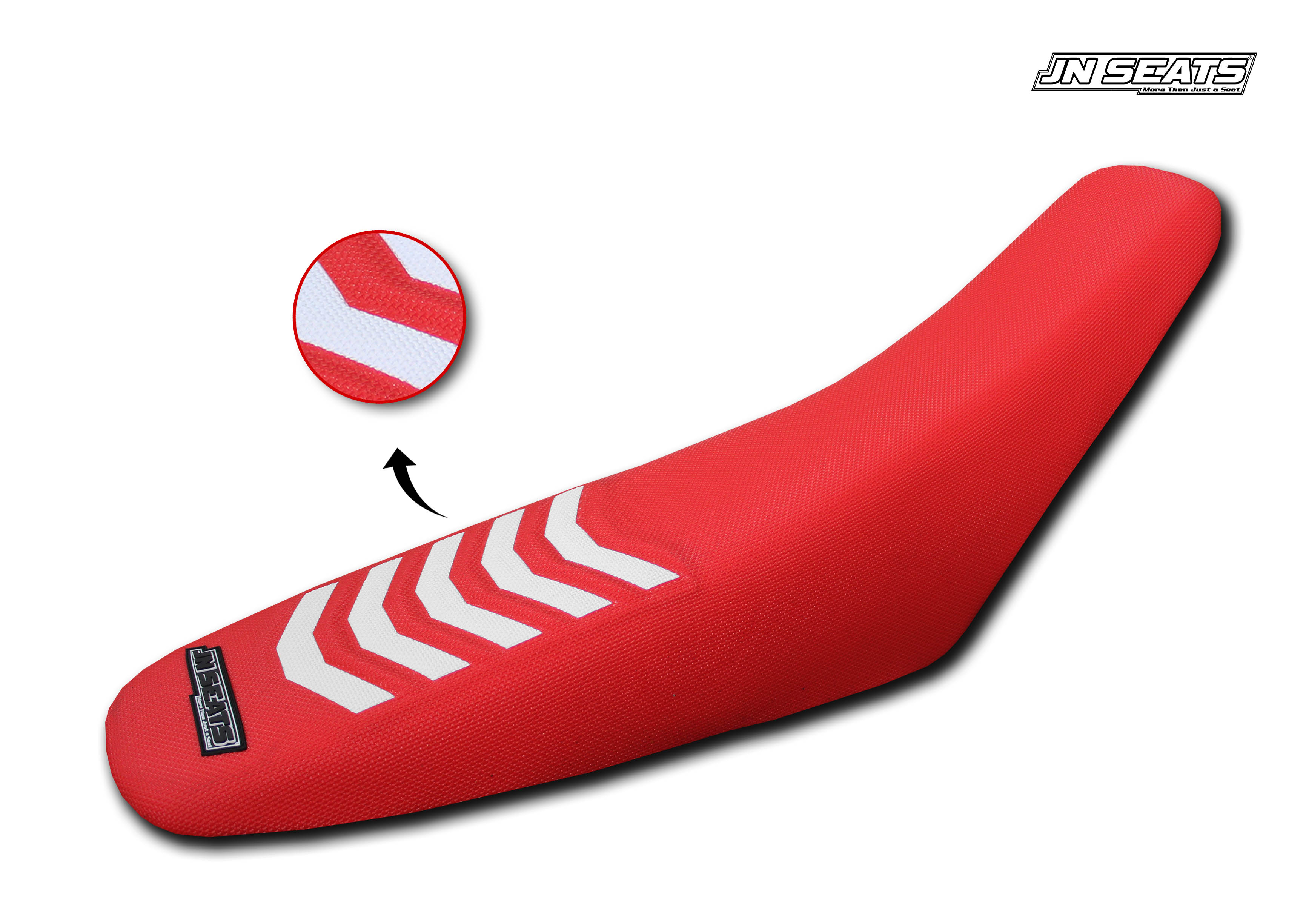 Housse De Selle Blackbird 1134W Blanc Pour Honda CR125/CR250 R (2002-2007) - Neuf