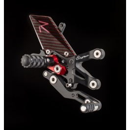 Translated into English: Adjustable/foldable rear sets LIGHTECH Racing ...