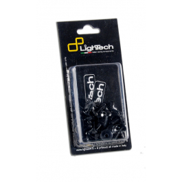 Ninja Vis R Kit vis moteur LIGHTECH alu noir 27 pièces Kawasaki Ninja 400 - Tonnycat
