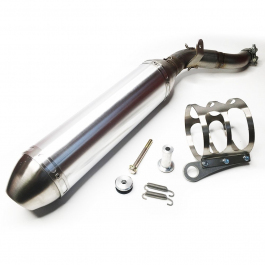 KIT SILENCIEUX DOMA RACING pour collecteur DOMA pour 250 RAPTOR