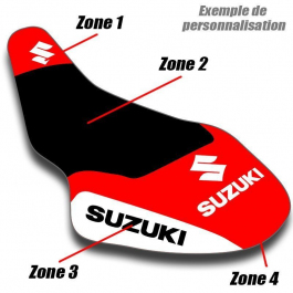 HOUSSE DE SELLE PERSONNALISABLE POUR LTZ400 AVANT 2009