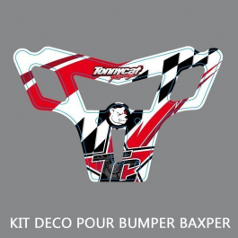 KIT DECO ROUGE POUR BUMPER BAXPER : YFZ450R