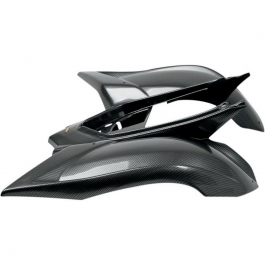 COQUE ARRIERE MAIER NOIR CARBONE POUR 700 RAPTOR toutes années