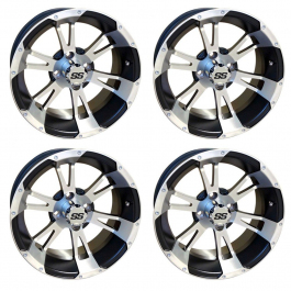ITP SS212 Wheel – Machined 12x7, 4+3 Offset, 4/156 Bolt Pattern, Model 1228366404B