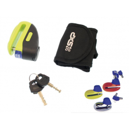 YELLOW DISC LOCK GM LARGE MODEL / 10MM AXLE NON APPROVED - Tonnycat