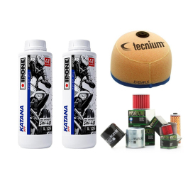 PACK VIDANGE (2L) IPONE 5W40 250 RAPTOR