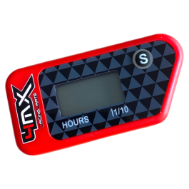 COMPTEUR D'HEURE 4MX ROUGE (SANS FIL)